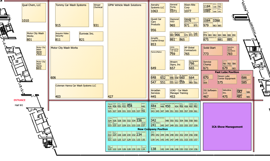 CWS25_New Company Pavilion_Show Floor Map